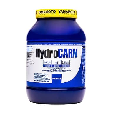 YAMAMOTO NUTRITION HydroCARN 2000 grammi, 100% proteine del manzo idrolizzate, della massima purezza e qualità, certificate HydroBeef+™