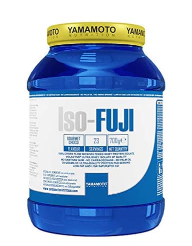 YAMAMOTO NUTRITION Iso-FUJI 700 grammi, 100% proteine del siero di latte isolate di qualità Volactive® UltraWhey XP, altissimo contenuto proteico e adatte ad ogni momento