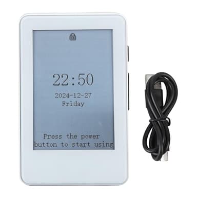 & Ebook Reader, EReader Portatile con Schermo a Inchiostro E da 2,7 Pollici, Tablet di Epaper Digitale a Gusto E Occhio con Bluetooth, Audiolibri, Lettore MP3 per Bambini, Adulti