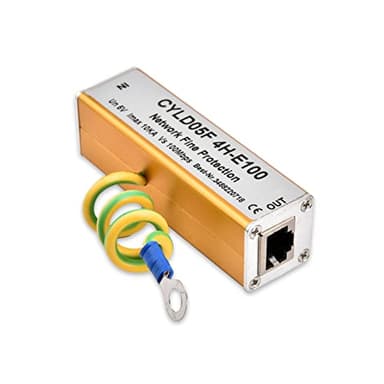 5V Alimentatore Protezione fulmini Adattatore RJ45 RJ11 Ethernet Protezione sovratensioni di rete