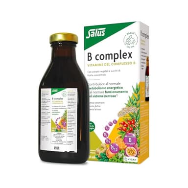 Salus B Complex - Integratore Alimentare con 6 Vitamine del gruppo B per favorire il metabolismo energetico - 250ml