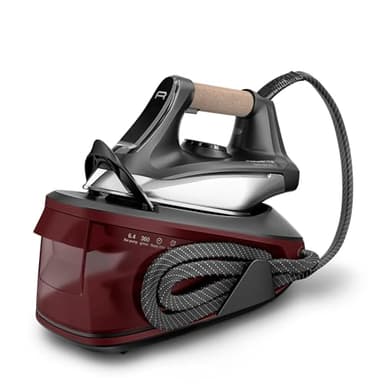 Rowenta Force Pro 350, Ferro da Stiro a Vapore Professionale, con Generatore di Vapore 350g/min, -25% di Consumo Energetico in Modalità Eco, Funzione Verticale, 2400 W, VR7443F0, Colore Rooibos