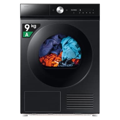 Samsung Asciugatrice Bespoke AI DV90DB8845GB/U3, 9 kg, Silent Dry, Pompa di Calore, Wifi, QuickDrive, AI Dry, Sensore Optimal Dry, Display AI Control, Carica Frontale, 60L x 85H x 60P cm