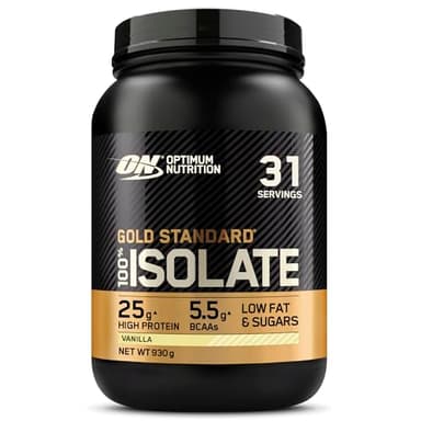 Optimum Nutrition Gold Standard 100% Whey Proteine Isolate in Polvere, Gusto Vaniglia, 930g, 31 Porzioni