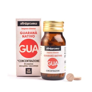 ALTROMERCATO - Guaranà integratore in compresse - 60 compresse - 42 g