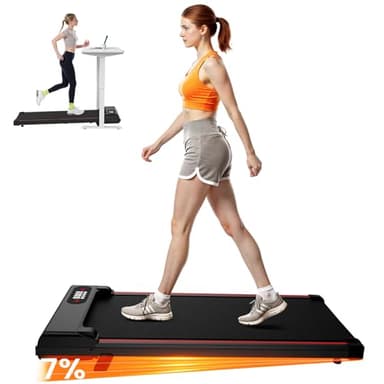 Tapis Roulant Elettrico Pieghevole Salvaspazio, Velocità Regolabile 1-8Km/H, Walking Pad 2.5HP, Nessuna installazione richiesta, Salvaspazio, Telecomando (​​Cintura di corsa 85 cm​​)