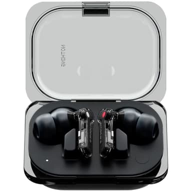 Nothing Ear (a) Cuffie bluetooth con Integrazione di ChatGPT, Cancellazione Attiva del Rumore fino a 45 dB, Audio Hi-Res con LDAC e fino a 42.5 ore di ascolto - Nero
