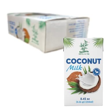 BAMBOO TREE - Latte di cocco UHT 17-19% di grassi - 6 X 250 ML