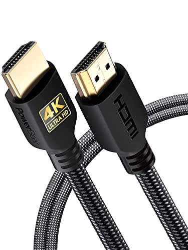 PowerBear Cavo HDMI 4K 2 m | Alta velocità, nylon intrecciato e connettori dorati, 4K a 60 Hz, Ultra HD, 2K, 1080P, ARC e CL3 | per laptop, monitor, PS5, PS4, Xbox One, Fire TV e altro ancora