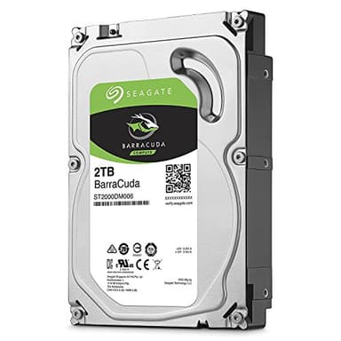 Seagate BarraCuda, 2 TB, Hard Disk Interno, SATA da 6 GBit/s, 3,5", 7.200 RPM, Cache da 64 MB per PC Desktop, ST2000DM008