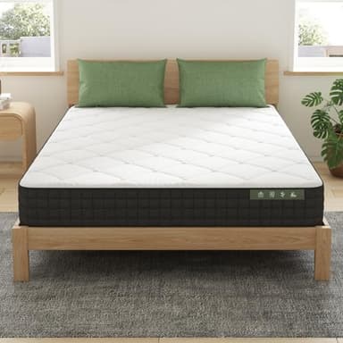 Novilla Materasso 90x190, Materasso Singolo, Altezza 20 cm, Gel Memory Foam, Schiuma Traspirante in Fibra di Bambù, Supporto Comfort, Media Rigidità