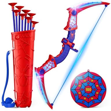 Giocattoli Bambino Set con Luci LED Rosse e Blu, Zainetto Supercool e Bersaglio, Giocattolo Gioco Bambino 3-12 Anni, Giochi Bambini 3 4 5 6 7 8 10 Anni, Regalo Bimbo 3 4 5 6 7 8 9 10 Anni Maschio
