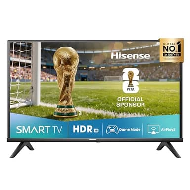 Hisense TV 32" HD Ready 2025 32E43QT, Smart TV VIDAA U8, Airplay2, Game Mode, Works with Alexa, Tuner DVB-T2/S2 HEVC 10, lativù, 32'', 2025 LED