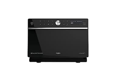 Whirlpool Microonde a libera installazione MWSC 9133 SB Supreme Chef Termoventilato combinato con grill + vapore, 33 litri, Tecnologia 6° senso, piatto girevole