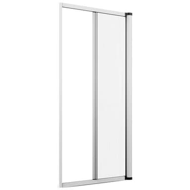 Zanzariera a Rullo Laterale Riducibile per Portefinestre in kit fai da te Vari Colori (160 x 250, Bianco)