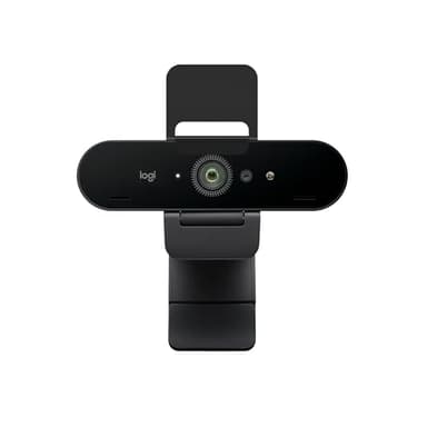Logitech Brio 4K Webcam for Business, accesso biometrico con Windows Hello, correzione automatica dell'illuminazione, cancellazione del rumore, Works with Microsoft Teams, Zoom, Google Meet, PC/Mac