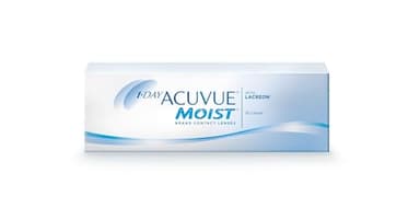 Acuvue 1-DAY Acuvue MOIST con tecnologia LACREON; Lenti a contatto giornaliere; Protezione UV;-3.75 diottrie; BC 8.5; DIA 14.20; 30 lenti