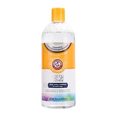 ARM & HAMMER Fresh Spectrum Collutorio per cani al cocco e menta - La migliore igiene orale per il cane, rimuove placca e tartaro, pulisce denti e gengive senza spazzolare (473 ml)