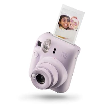 Fujifilm instax mini 12 Lilac Purple - Macchina Fotografica Istantanea, Specchietto Selfie e Modalità Close Up, Esposizione Automatica, Design Pop, Dimensioni Stampa 86 mm x 54 mm