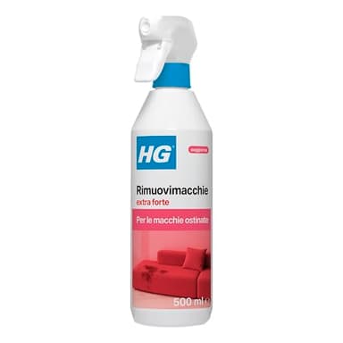 HG Rimuovimacchie Extra Forte (HG 94) – Smacchiatore con Ossigeno Attivo per Tessuti, Moquette, Tappeti e Interni Auto con Azione Repellente allo Sporco - Flacone Spray da 500 ml (144050108)