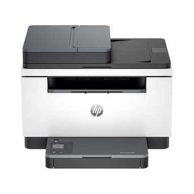 HP LaserJet M235sdw 8J9K7F, Stampante Multifunzione A4, Stampa Fronte e Retro Automatica in Bianco e Nero, 27 ppm, WiFi, Ethernet, USB, ADF, Smart, No Fax, Schermo LCD a icone, Grigia