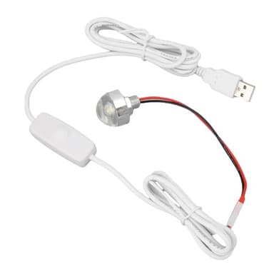MENDUNER Mini Proiettore a LED con Cibi di Attenuazione USB per la Decorazione di Gioielli di Gioielli, Controllo Senza una Fase di Illuminazione Completa