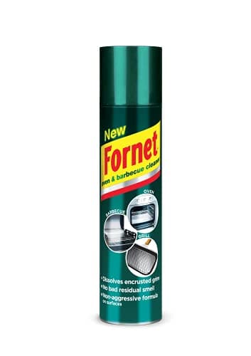 Fornet - Sgrassatore Spray per Forni e Barbecue, Formula non Aggressiva, Senza Soda Caustica, 300ml