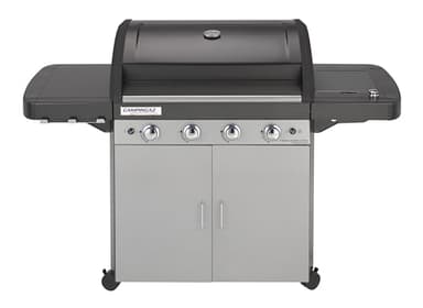 Campingaz 4 Series Classic LS Plus Gas Grill Barbecue con 4 Bruciatori, Sistema di Pulizia Facile InstaClean, 2 Tavoli a Lato, Grigio, 160.3 x 60 x 115.6 cm