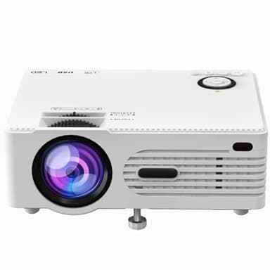 Videoproiettore intelligente 1080P 4K supporta AKATUO Home Cinema Proiettore WiFi6 Bluetooth, Video Beamer Bullet-in Altoparlante per Phone/Outdoor