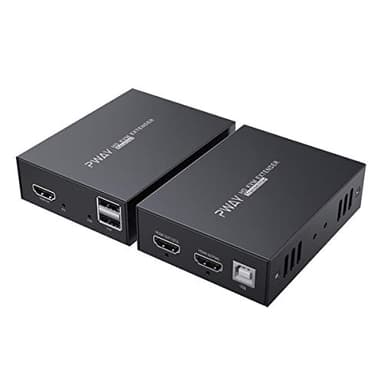 PW-HT225HK HDMI KVM USB Extender 165ft /50m Trasmissione su Single Cat5e / 6/7 Full HD 1080P Supporto Loop out Funzione EDID 3D