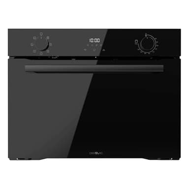 Cecotec Forno Incasso Multifunzione 53L Bolero Hexa M224500 Glass Black A. 2600W, 7 Funzioni con Grill, Defrost, Steam Assist, Basso Consumo, Facile Pulizia, Controllo Tattile, Ventilatore
