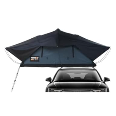TentBox Lite XL - Per 4 persone - Tenda da tetto per auto - Tenda da tetto per auto TentBox, Campeggio in auto tutto l'anno - SI ADATTA ALLA MAGGIOR PARTE DELLE AUTO - Montaggio in 30 secondi