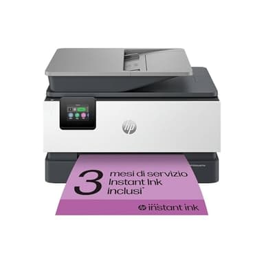 HP OfficeJet Pro 9125e 403X5B, Stampante Multifunzione a Getto d'Inchiostro A4 a Colori, Fronte e Retro Automatico, 22 ppm, Wi-Fi, 3 Mesi di Inchiostro Instant Ink Inclusi, Grigia