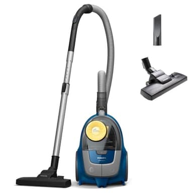 Philips Aspirapolvere senza sacco Serie 2000, motore da 850 Watt con tecnologia PowerCyclone 4, filtro per aria Super Clean e spazzola multifunzionale (XB2125/09)