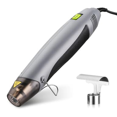 WORKPRO Pistola ad Aria Calda da 400 W, Pistola Termica Professionale a Temperatura Regolabile 300/500 ℃, Riscaldamento Rapido 1,5 S, con Ugello Riflettente