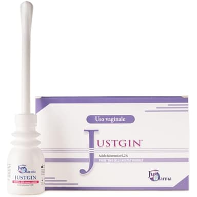 Soluzione Liquida Secchezza Vaginale Con Acido Ialuronico 0.2%, Idratante Lubrificante Secchezza Intima Femminile anche in Menopausa 4 Monodose 5 ml Justpharma