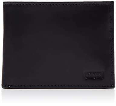 Levi's Levi's Casual Classics Hunte Coin Bifold - Batwin, Accessori da Viaggio, Portafoglio Bi-Fold Uomo, Nero (Regular Black), Taglia unica