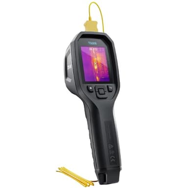 FLIR TG268 Termocamera con risoluzione Spot IR Super 320x240 (IR nativi 160x120) e laser Bullseye: termocamera di livello commerciale per ispezioni edilizie, HVAC ed elettriche