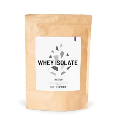 Siero di latte isolato in polvere nativo | Integratore alimentare di proteine del latte | Sviluppo muscolare e allenamento | 94% di proteine, 25% di BCAA, 52% di EAA | Neutro | 750 gr