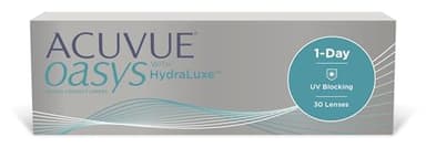 ACUVUE OASYS 1-Day con tecnologia HydraLuxe, Lenti a contatto giornaliere; Visione chiara e nitida e comfort elevato; Protezione UV;-2.50 diottrie; BC 8.5; DIA 14.30; 30 lenti