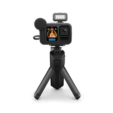 GoPro HERO13 Black Creator Edition - Volta (impugnatura per batteria, treppiede, telecomando), mod multimediale, mod luce, batteria enduro, supporto con chiusura magnetica e custodia per il trasporto