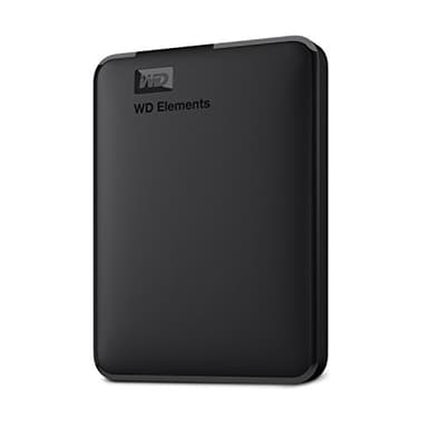 WD 6TB Elements Hard Disk Esterno Portatile, USB 3.2 Gen 1 SuperSpeed/USB 3.0, Espandibilità plug-and-play, Formatto per Windows, Nero