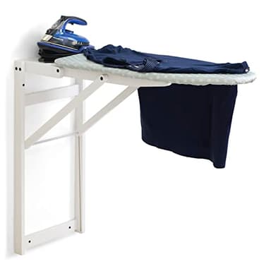 Asse da Stiro da muro, 633 STIRO JOLLY, Legno - Chiudibile - Finitura Bianco "Ar-It il cuore del legno"