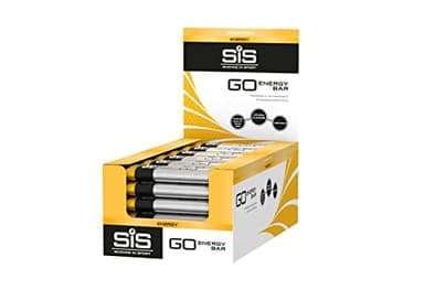 Science in Sport GO Barretta energetica Mini 40g confezione da 30pz. Banana e caramello - Gustosa barretta con 26g di carboidrati, Ricarica il tuo power training