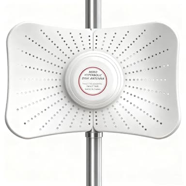 Antenna 4G LTE 5G per esterno, antenna direzionale MIMO | 600-6000 MHz fino a 22 dB | 2 x 10 m, rinforzo compatibile router esterno 2 x TS9