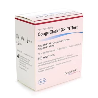 CoaguChek XS PT - Strisce di prova, 2 x 24 pezzi