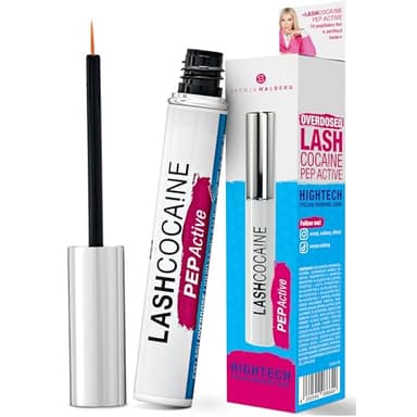 LASHCOCAINE PEP ACTIVE - Siero per ciglia senza ormoni - Protegge e rinforza le ciglia - Booster per ciglia con complesso curativo di Svenja Walberg - VEGAN - MADE IN GERMANY - 3,5ml