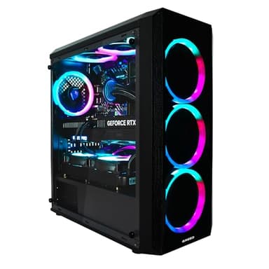 Greed® Mk2 Pro - 4K High End Gaming PC – Intel Core i7 12700F + RTX 5070 – computer RGB veloce + desktop raytracing da 4,9 GHz – 32 GB DDR4 RAM – Raffreddamento ad acqua -1TB SSD – WLAN + Win11 Pro