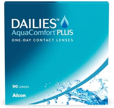 Dailies AquaComfort Plus Lenti a Contato Giornaliere, 90 Lenti, BC 8.7 mm, DIA 14.0 mm, -2.50 Diopt