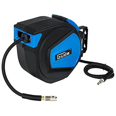 Güde 2882 - Avvolgitubo automatico, 15 m (12 bar max. pressione di lavoro, diametro interno 9,5 mm, spessore parete 3 mm)